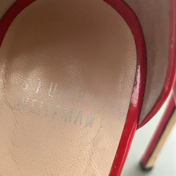 Stuart Weitzman red heel